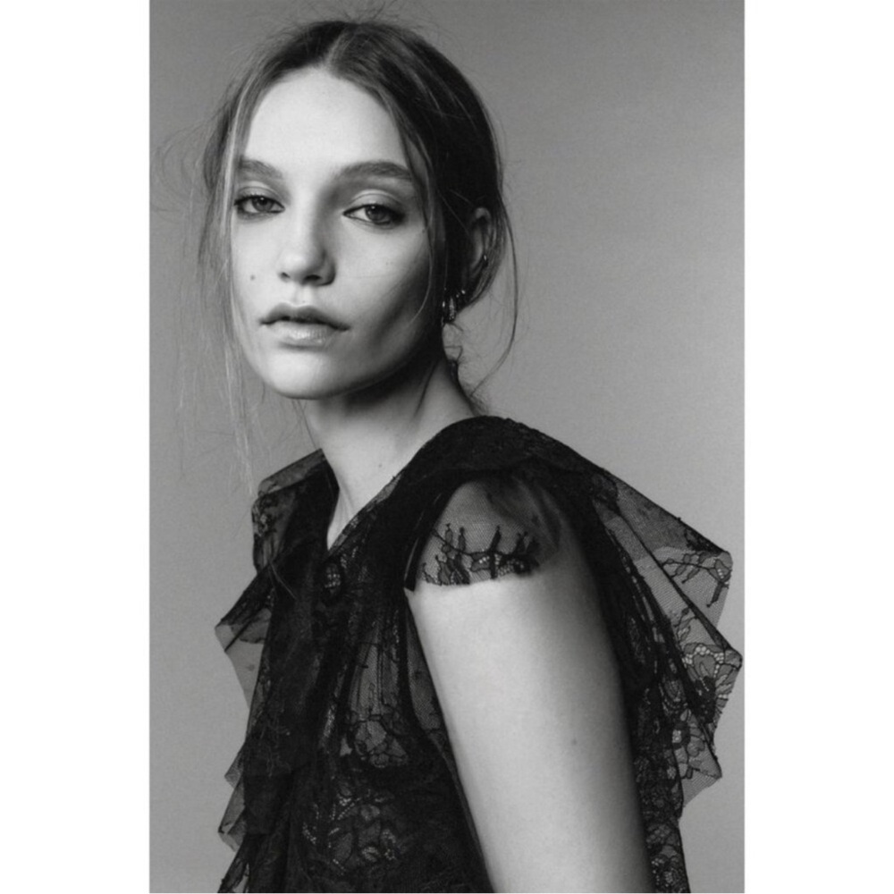 ZARA STUDIO LIMITED EDITION LACE MIDI DRESS